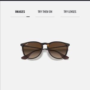 New Ray-Ban Erika Classic Sunglasses in Tortoise